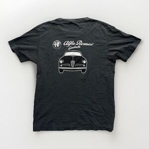 Uniqlo UT Alfa Romeo Giulietta Graphic Tee Small Grey Italian Car Racing T-Shirt